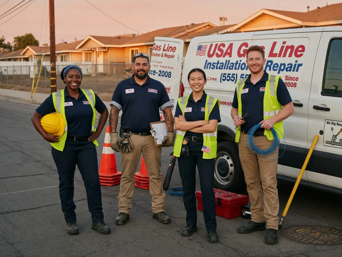 Gas Line Installation company in Oquawka, IL